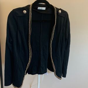Black Gold Lined Jacket